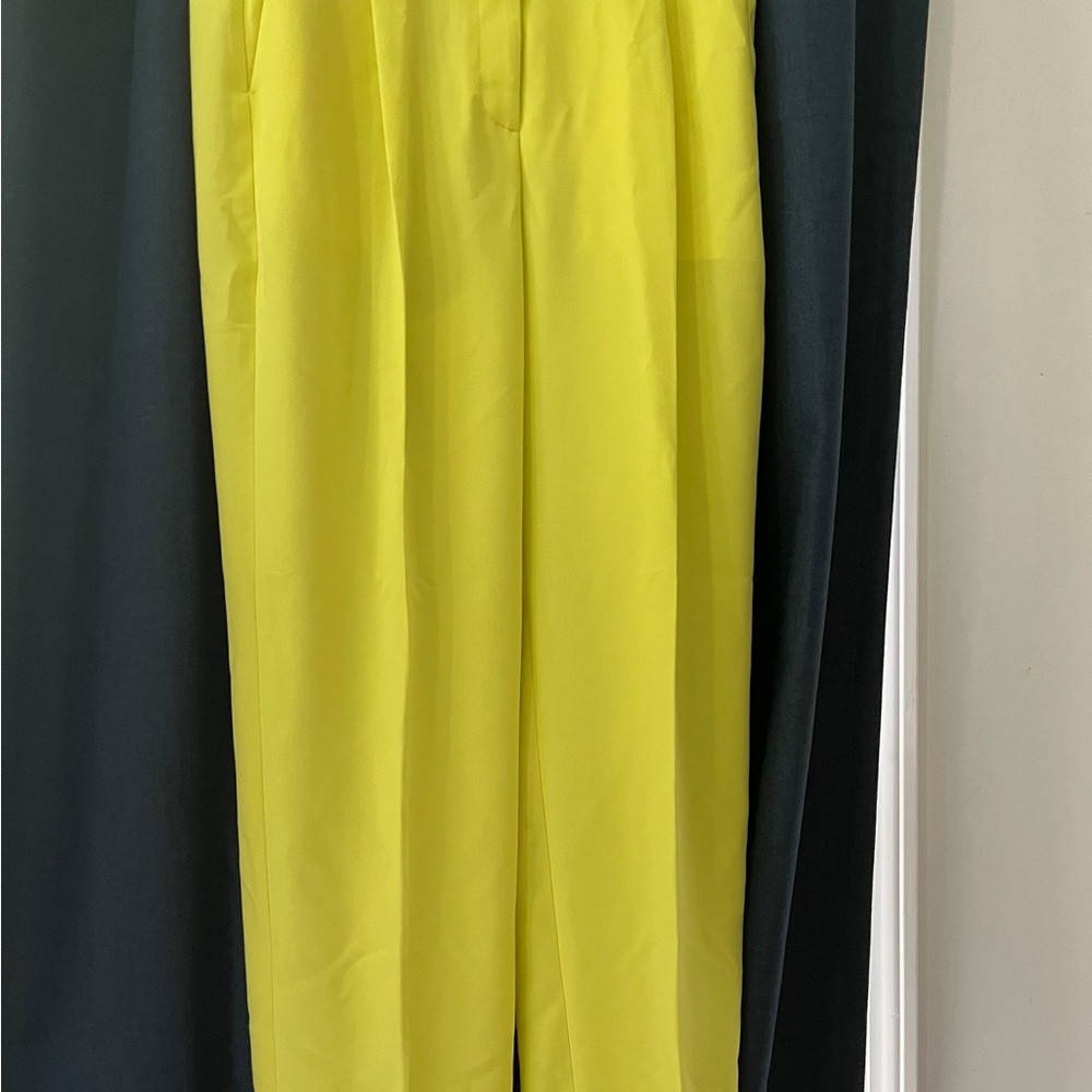 J.Crew new with tags lemon yellow pants size 12